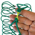 Close-up of super performance latex tube band showing bowstring integration | Armament Mfg.