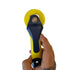 Detail of 60mm roller cutter blade compatible with cutting mats for clean latex, fabric and neoprene cuts | Armament Mfg.