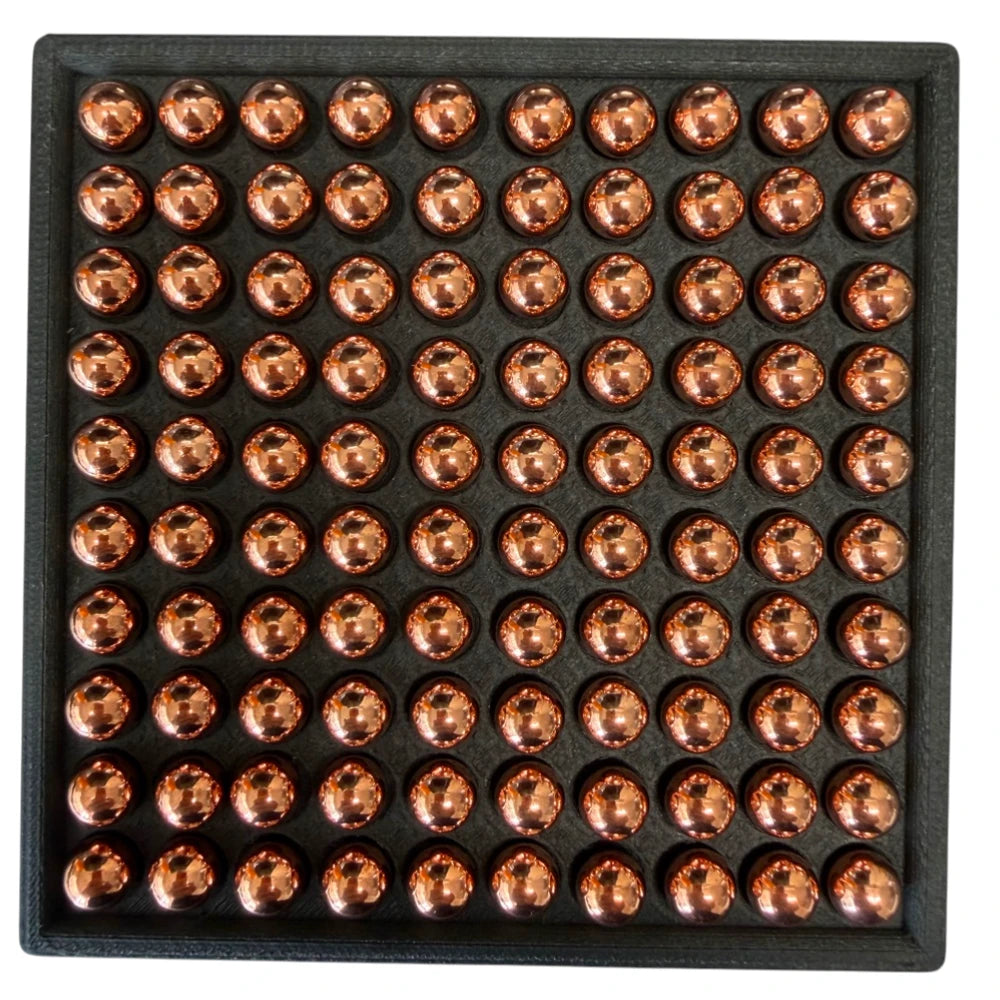9mm Gold Standard Slingshot Ammo Plated Ball Bearings 100pcs