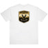 Armament Mfg. 5030 Box Tee- White rear view | Armament Mfg.