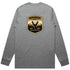 Armament Mfg. 5071 Classic L/S Tee- Grey Marle rear view | Armament Mfg. 