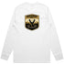 Armament Mfg. 5071 Classic L/S Tee- White rear view | Armament Mfg.