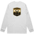 Armament Mfg. 5071 Classic L/S Tee- White Marle rear view | Armament Mfg.
