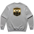 Armament Mfg. 5150 Made Crew- Grey Marle rear view | Armament Mfg.