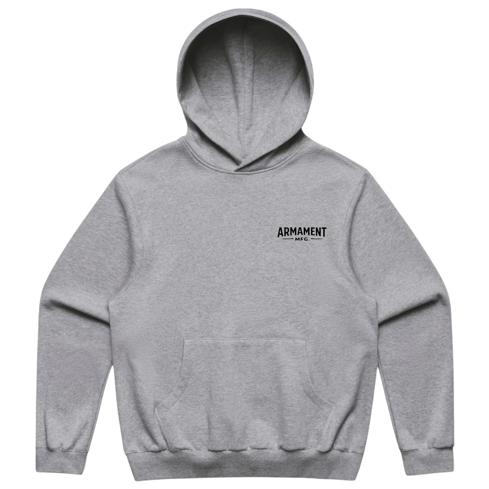 Armament Mfg. 5171 Box Hood- Grey Marle front view | Armament Mfg.