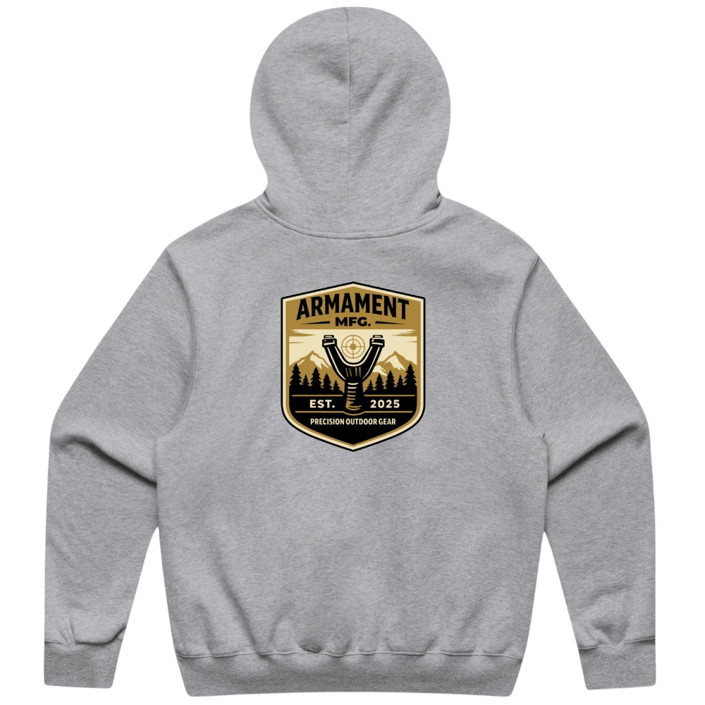 Armament Mfg. 5171 Box Hood- Grey Marle rear view | Armament Mfg.