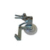 Detail view of mini band tying jig demonstrating pouch alignment and band securement design | Armament Mfg.