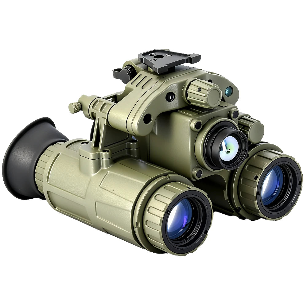 F PVS-31 Thermal Fusion Night Vision Binocular Gen2+ side view OD green | Armament Mfg.
