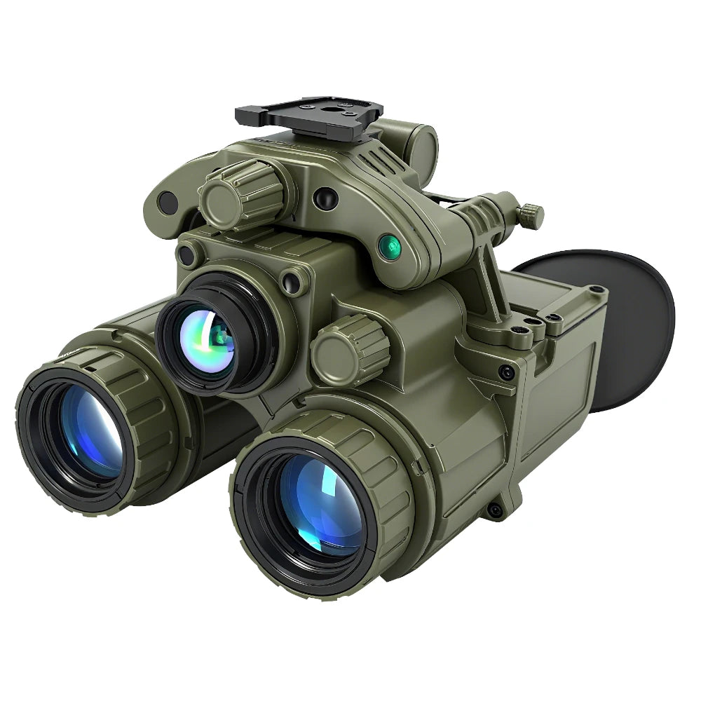 F PVS-31 Thermal Fusion Night Vision Binocular Gen2+ side view OD green | Armament Mfg.