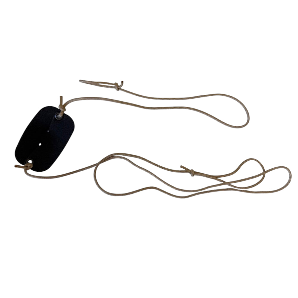 Black lightweight cupped pouch Shepherd's sling 118cm length with PU construction for smooth ammo release and secure hold | Armament Mfg.