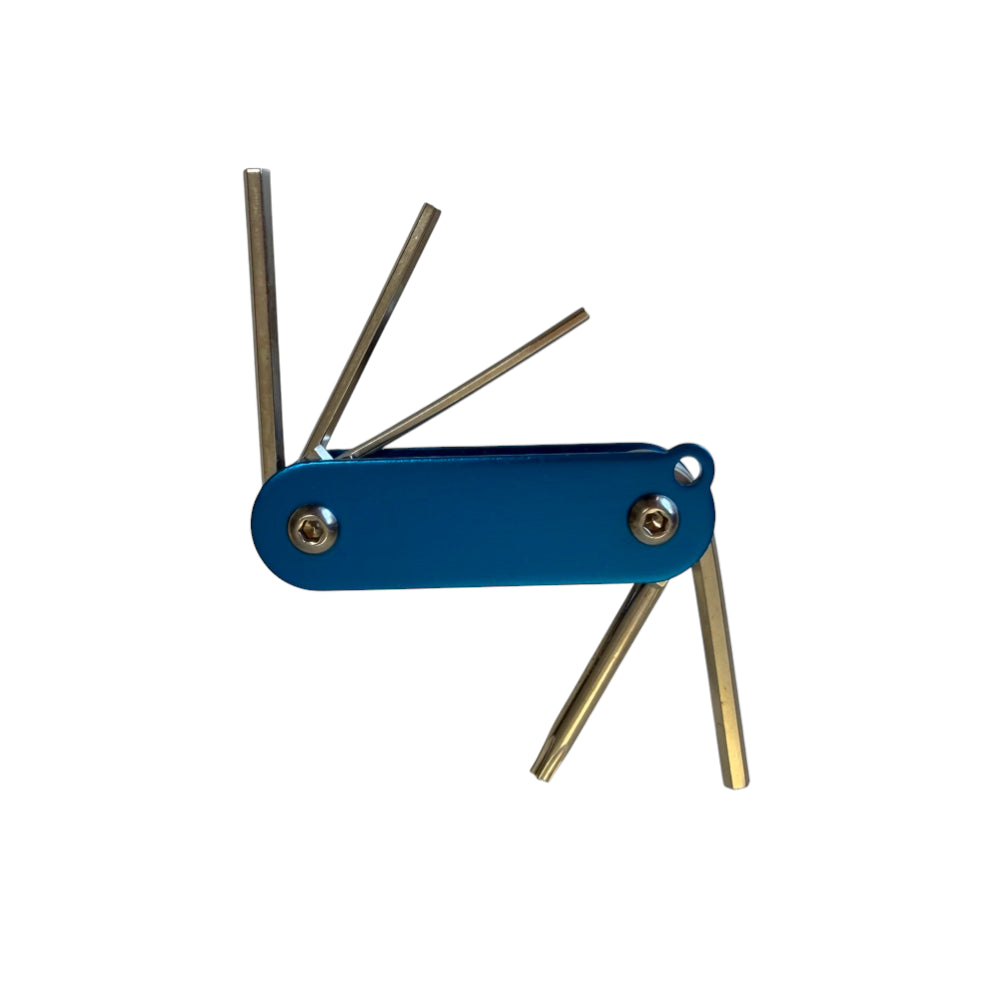 Compact mini portable allen key set with durable steel construction for slingshot maintenance and adjustments | Armament Mfg. 