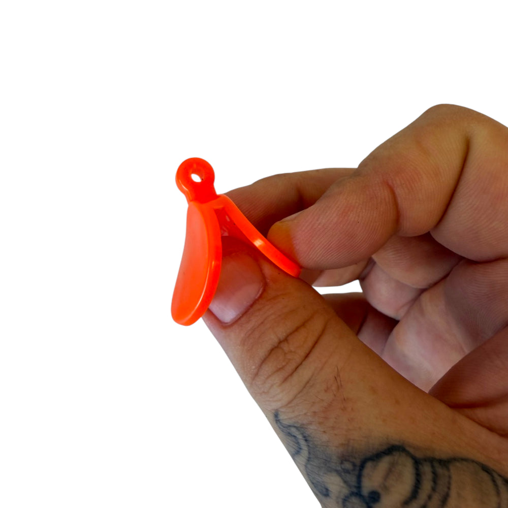 Close-up of weather-resistant silicone spinner targets showing 7mm thickness and high-visibility accents for instant feedback | Armament Mfg.