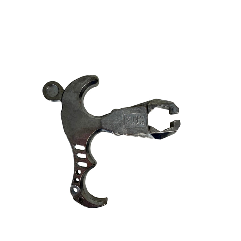 Raw metal alloy slingshot spreader release aid with ergonomic grip for steel balls and darts | Armament Mfg.