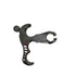 Raw metal alloy slingshot spreader release aid with ergonomic grip for steel balls and darts | Armament Mfg.