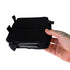 Compact folded slingshot catch box showing portable 15cm x 15cm storage size | Armament Mfg.